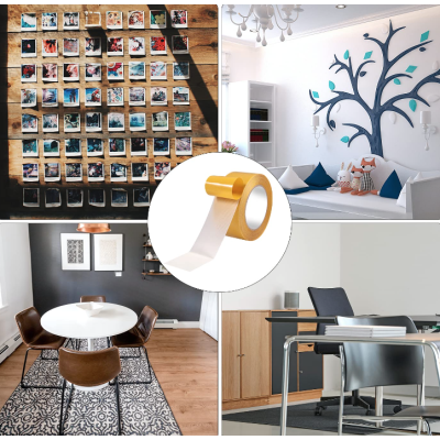 Banda dublu adeziva 50mm x 15 m GALBENA