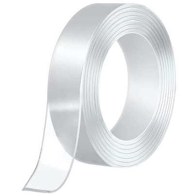 Banda Ivy Grip 5M din SILICON transparent dublu adeziva incolora