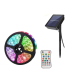 Banda LED multicolora Q ZD933 cu panou solar si telecomanda 5 metri