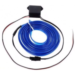 Banda LED Neon Auto  2M ALBASTRA