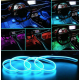 Banda LED Neon Auto  2M ALBASTRA