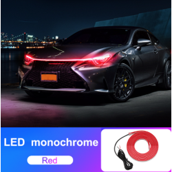 Banda Led pentru Capota Masinii cu Aplicatie 180cm Rosu