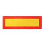 Banda/placa reflectorizanta camioane dreptunghiulara 56 cm Latime x 20cm inaltime