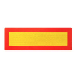 Banda/placa reflectorizanta camioane dreptunghiulara 56 cm Latime x 20cm inaltime