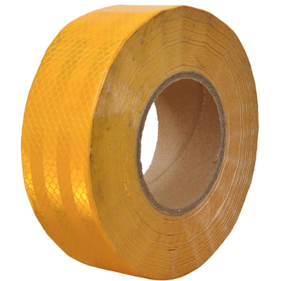 Banda reflectorizanta galbena tip fagure 50 x 5 cm OMOLOGATA