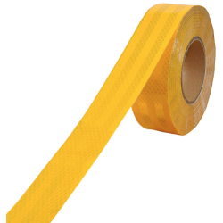 Banda reflectorizanta galbena tip fagure 50 x 5 cm OMOLOGATA