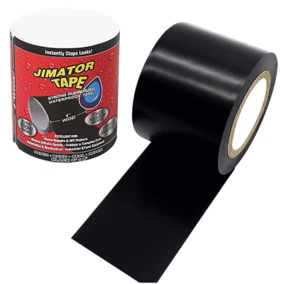Banda Super Adeziva Reparatoare JIMATOR TAPE 4" x 5' Neagra