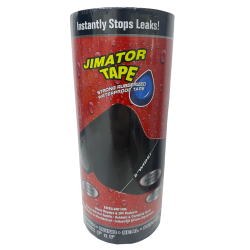 Banda Super Adeziva Reparatoare JIMATOR TAPE lata 8" x 5' Neagra