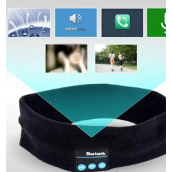 Bandana Sport Conexiune Bluetooth Andowl Q BM22 Negru Bandana Sport Conexiune Bluetooth Andowl Q BM22 Negru