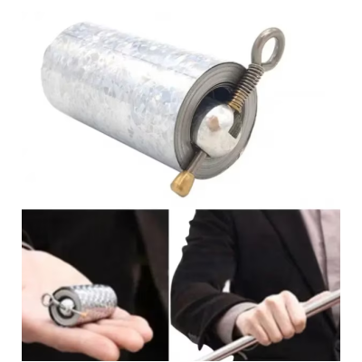 Baston Extensibil Automat cu Siguranta Metalic 150 cm Deschis 6 cm Inchis