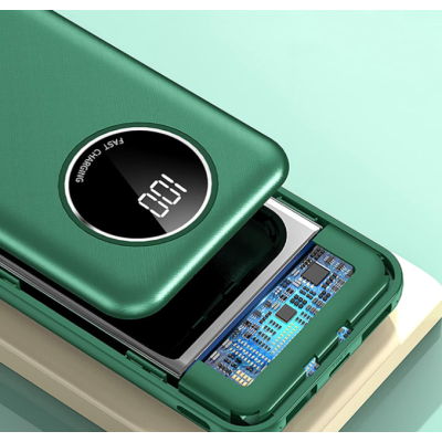 UB Baterie externa 10000mAh capacitate 5 iesiri si cabluri pentru smartphone si display