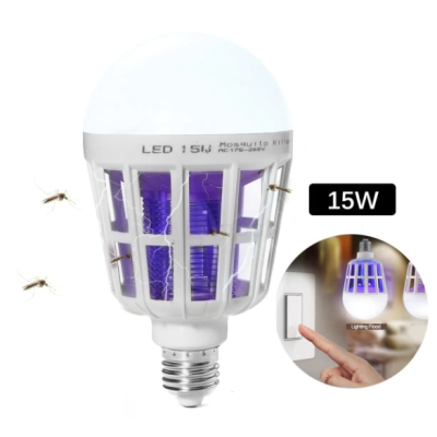 Bec 2 in 1 cu lampa UV impotriva insectelor