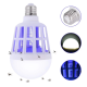 Bec cu Lampa UV Impotriva Insectelor Lumina Alba 12W