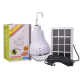 Bec cu leduri portabil 5WLL-028 si mini panou solar inclus