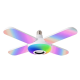 Bec LED 4 elice RGB boxa incorporata bluetooth telecomanda
