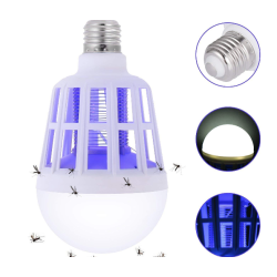 Bec LED Anti Insecte cu lumina alba naturala puternica 15W E27