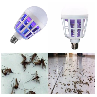 Bec LED Anti Insecte cu lumina alba naturala puternica 15W E27