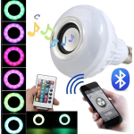 Bec led cu difuzor Bluetooth si telecomanda