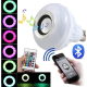 Bec led cu difuzor Bluetooth si telecomanda
