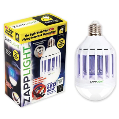 Bec LED ZAPP LIGHT antiinsecte cu lampa UV 9W