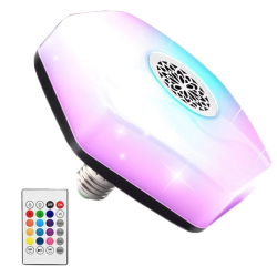 Bec smart XY 730 cu difuzor telecomanda conectare Bluetooth 12 culori LED