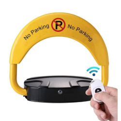 Blocator Parcare Automat Functionare pe Baterii Control de la Distanta galben