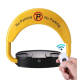 Blocator Parcare Automat Functionare pe Baterii Control de la Distanta galben