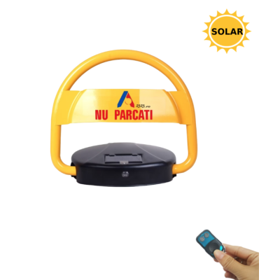 Blocator Parcare cu  Panou SOLAR  Automat si Telecomanda acumulator inclus