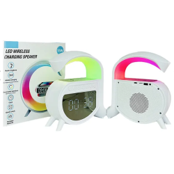 Boxa A16 cu incarcare Wireless si LED Lampa de Atmosfera 6 Moduri de Lumina