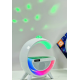 Boxa Bluetooth G2388A cu incarcare wireless lumina RGB si proiectie pe tavan