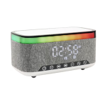 Boxa Bluetooth KP 559 3 in 1 cu incarcator wireless ceas si iluminare LED 10W