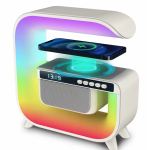 Boxa bluetooth LED cu incarcator wireless si ceas HM G3