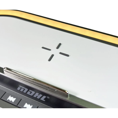 Boxa Bluetooth MD S305 cu lumina LED incarcator wireless si ceas