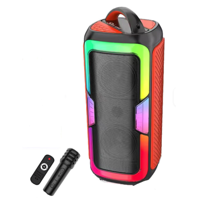 Boxa bluetooth portabila JQS4407 de 4x2 inch putere 50W cu microfon