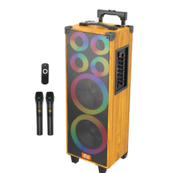 UB Boxa karaoke JQS 9088L de 8 x 2 inch 18000W cu led multicolor