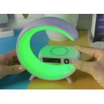 Boxa Mica bluetooth G63 cu Statie incarcare wireless si lampa RGB