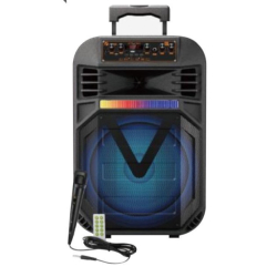 Boxa Portabila 12" Tip Troler KTS-1543 cu Microfon 