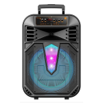 Boxa portabila 15 inch cu microfon KTS 2071 RGB Bluetooth USB SD FM tip TROLLER