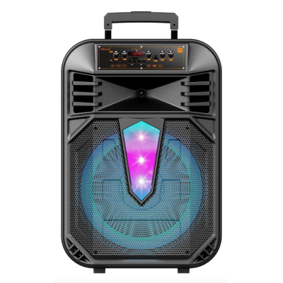 Boxa portabila 15 inch cu microfon KTS 2071 RGB Bluetooth USB SD FM tip TROLLER