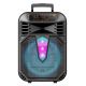 Boxa portabila 15 inch cu microfon KTS 2071 RGB Bluetooth USB SD FM tip TROLLER