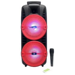 Boxa Portabila 8" KTS-1745 RGB cu Microfon si Telecomanda