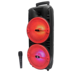 Boxa Portabila 8" KTS-1745 RGB cu Microfon si Telecomanda