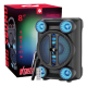 Boxa Portabila 8" KTS-1765 RGB cu Microfon si Telecomanda