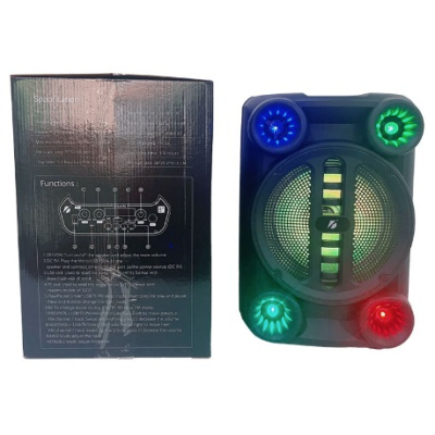 Boxa Portabila 8" KTS-1765 RGB cu Microfon si Telecomanda