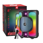Boxa Portabila 8" KTS-1766 RGB cu Microfon si Telecomanda