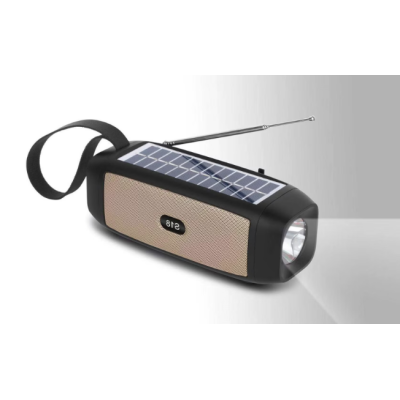 Boxa portabila bluetooth USB functie radio si lanterna cu incarcare solara