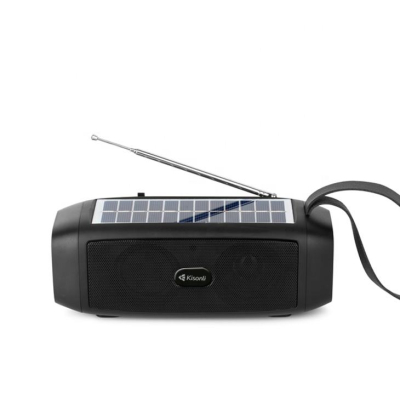 Boxa portabila bluetooth USB functie radio si lanterna cu incarcare solara