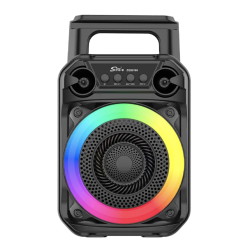 Boxa portabila bluetooth ZQS 6166 cu led RGB si maner transport