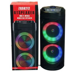 Boxa portabila Bluetooth ZQS 6212 Karaoke de 2 x 10W