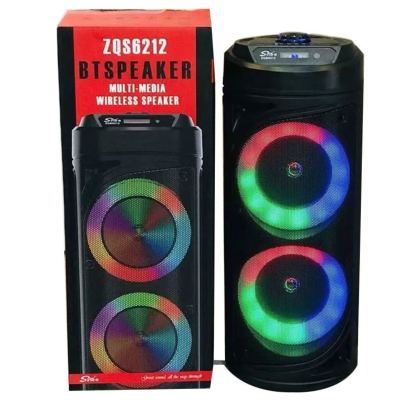 Boxa portabila Bluetooth ZQS 6212 Karaoke de 2 x 10W